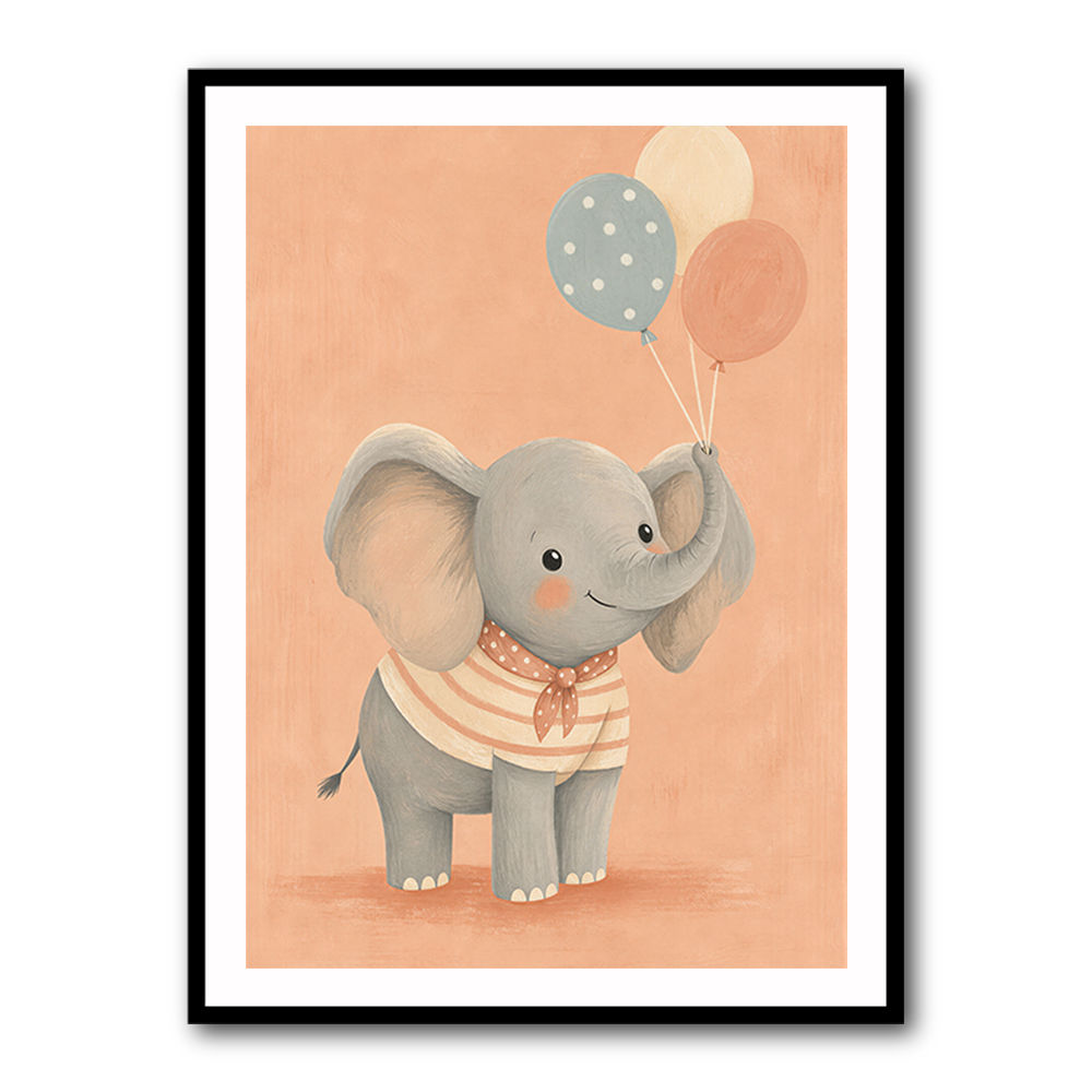 Elephant With Balloons