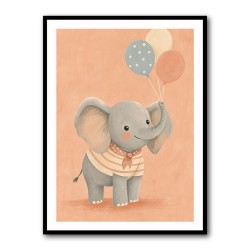 Elephant With Balloons