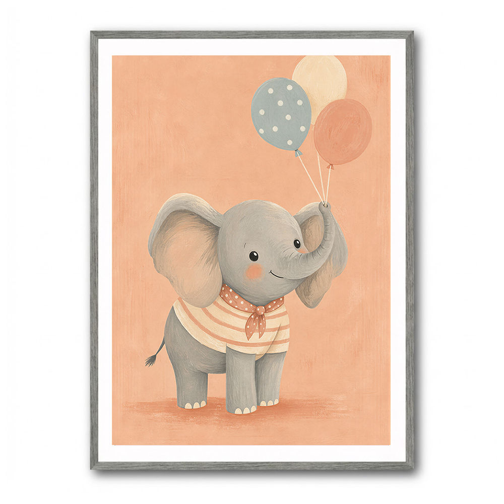 Elephant With Balloons