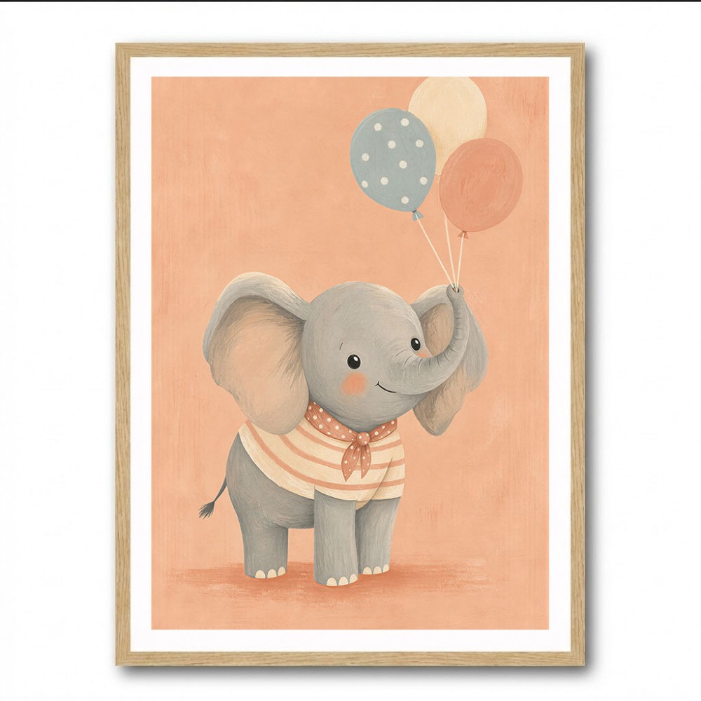 Elephant With Balloons