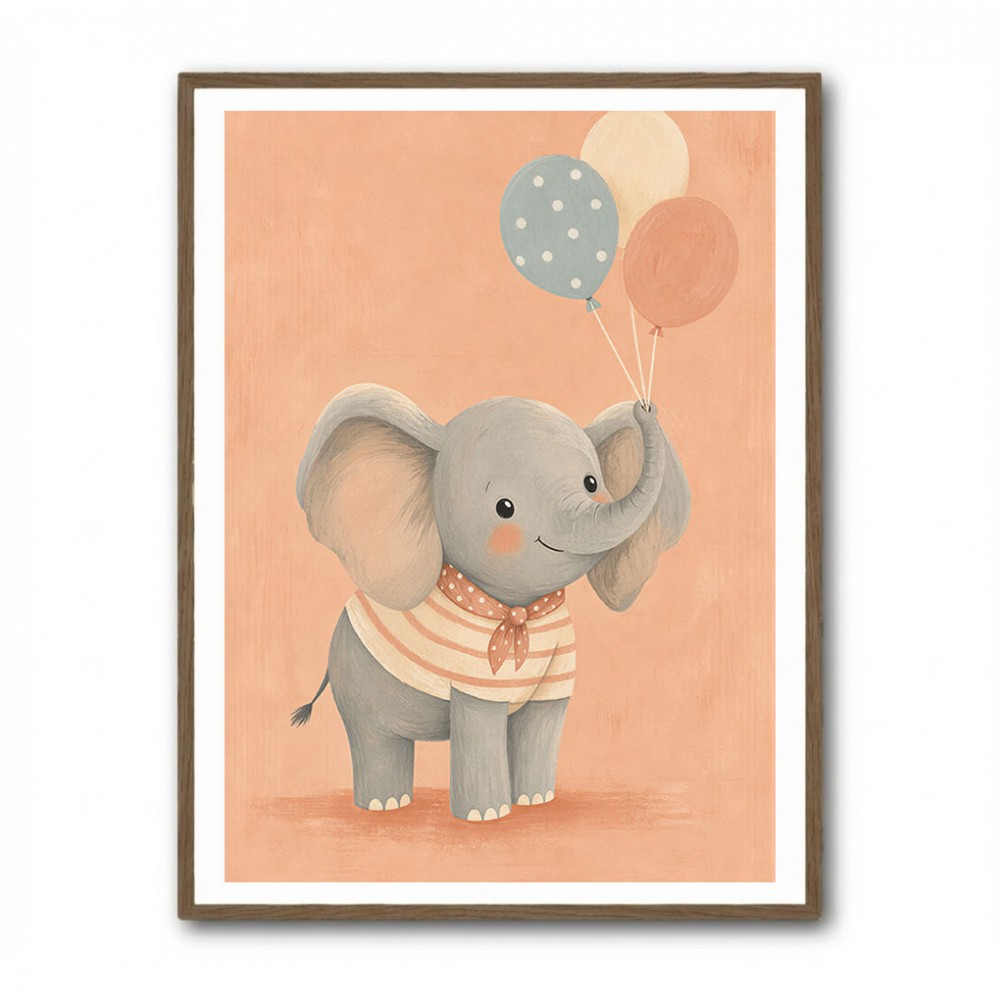 Elephant With Balloons