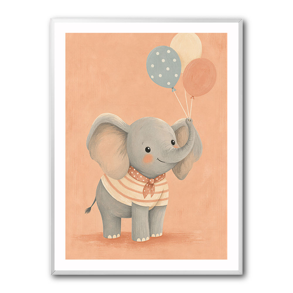 Elephant With Balloons