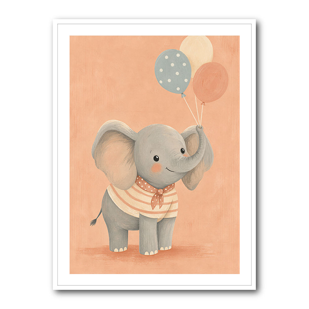 Elephant With Balloons