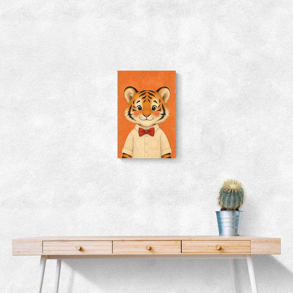 Tiger With Bow Tie