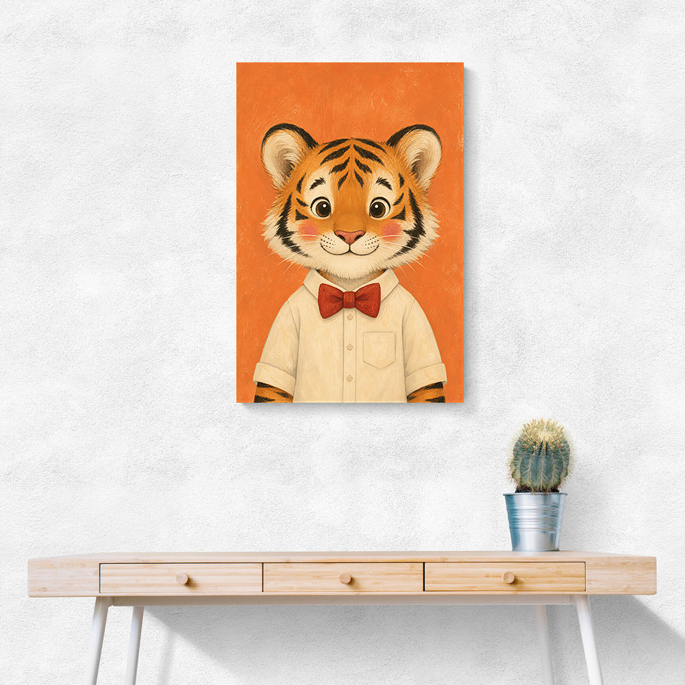 Tiger With Bow Tie