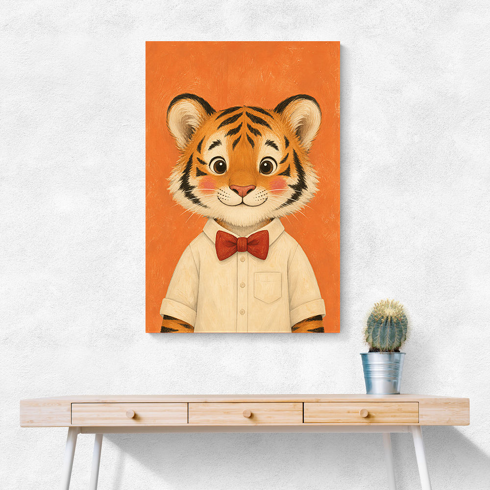 Tiger With Bow Tie