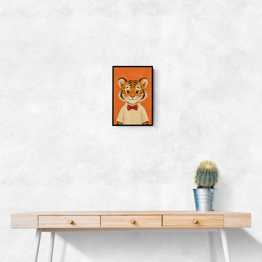Tiger With Bow Tie