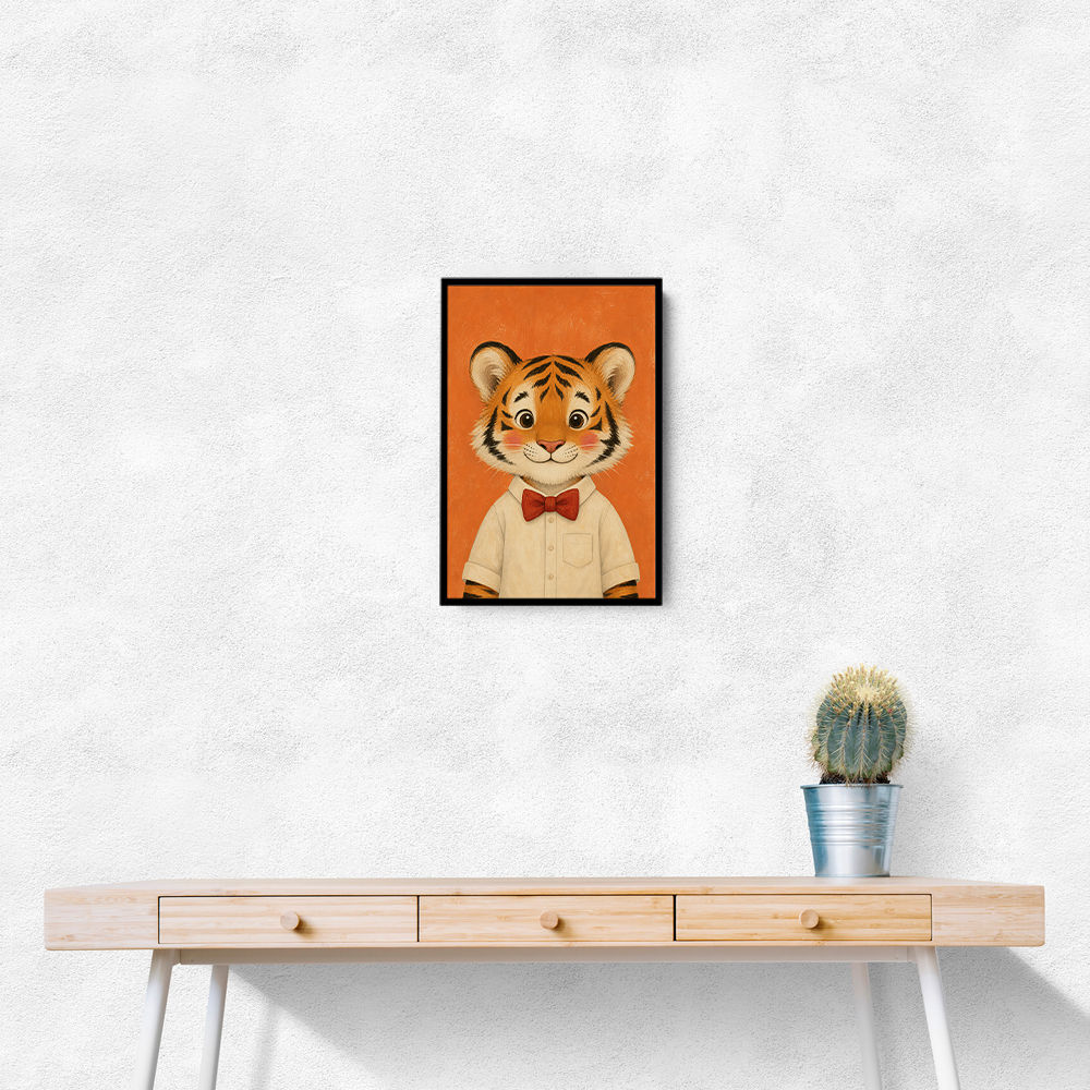 Tiger With Bow Tie