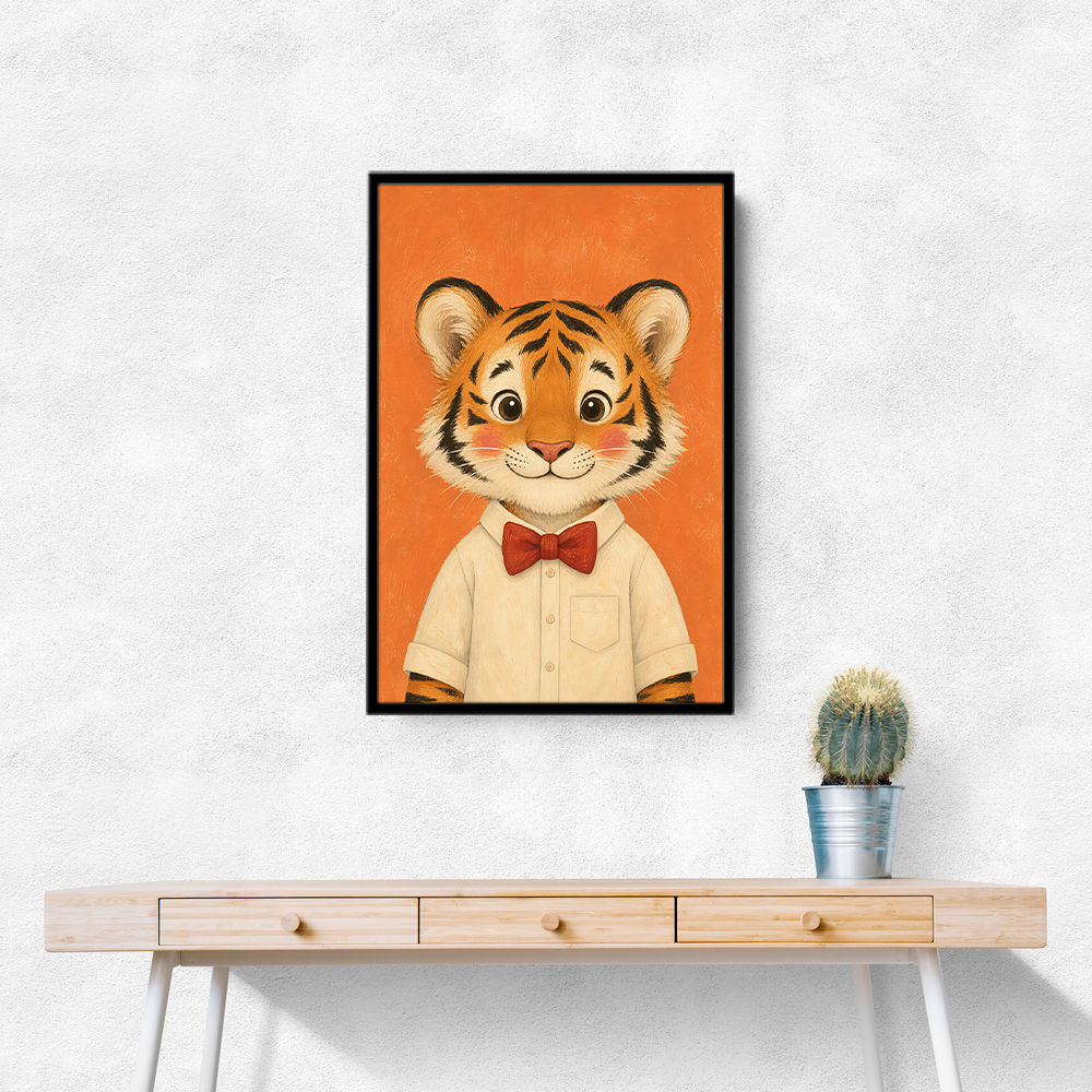 Tiger With Bow Tie
