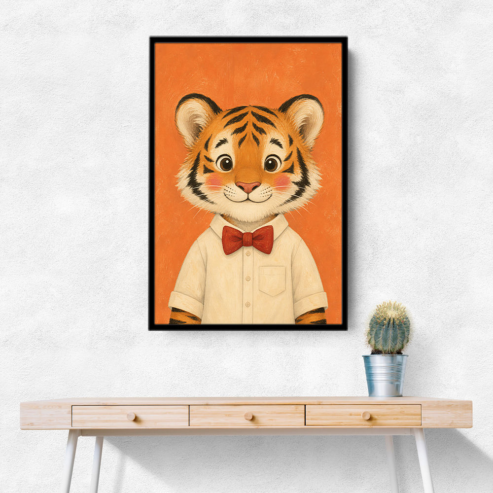 Tiger With Bow Tie