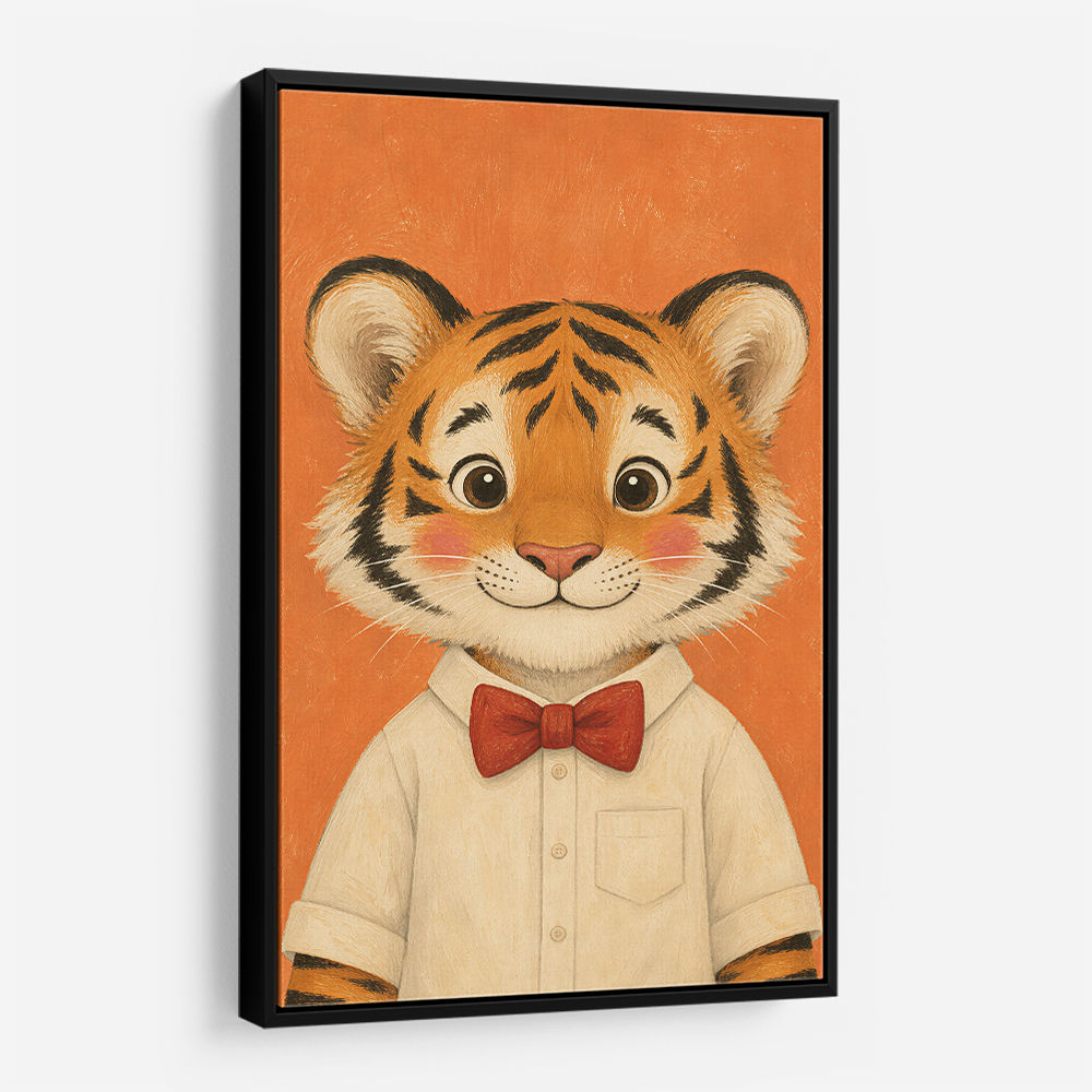 Tiger With Bow Tie