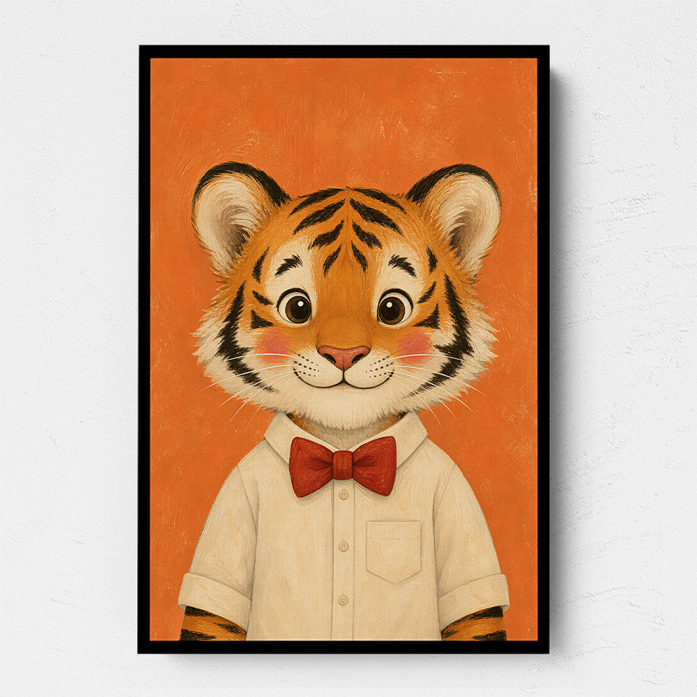 Tiger With Bow Tie