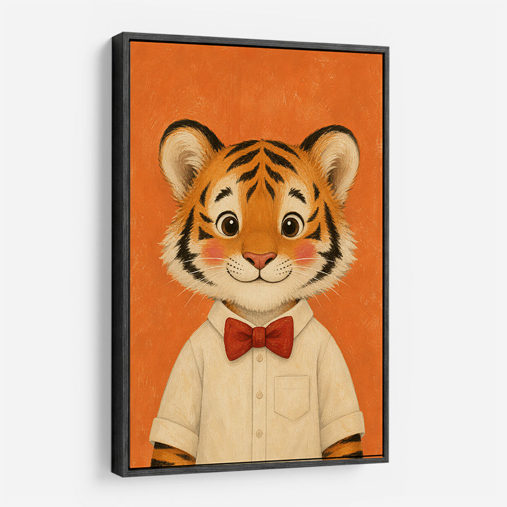 Tiger With Bow Tie