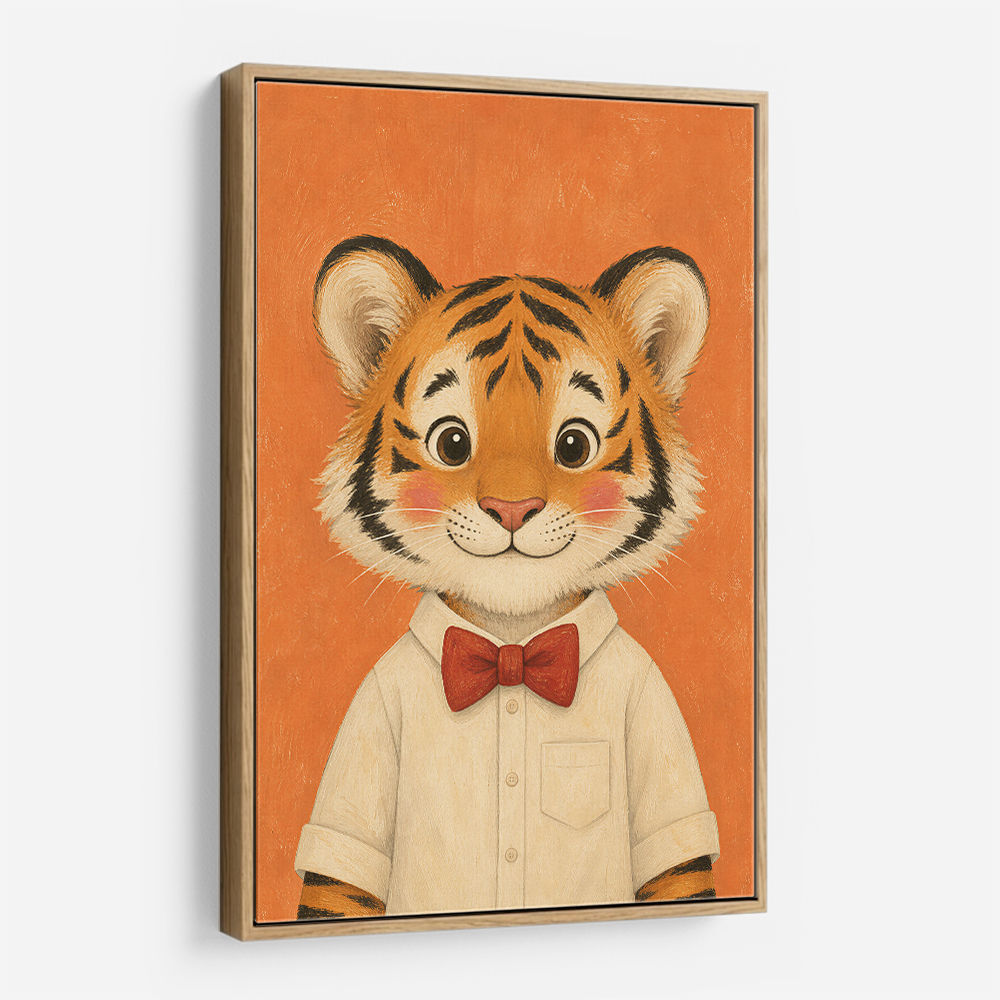 Tiger With Bow Tie