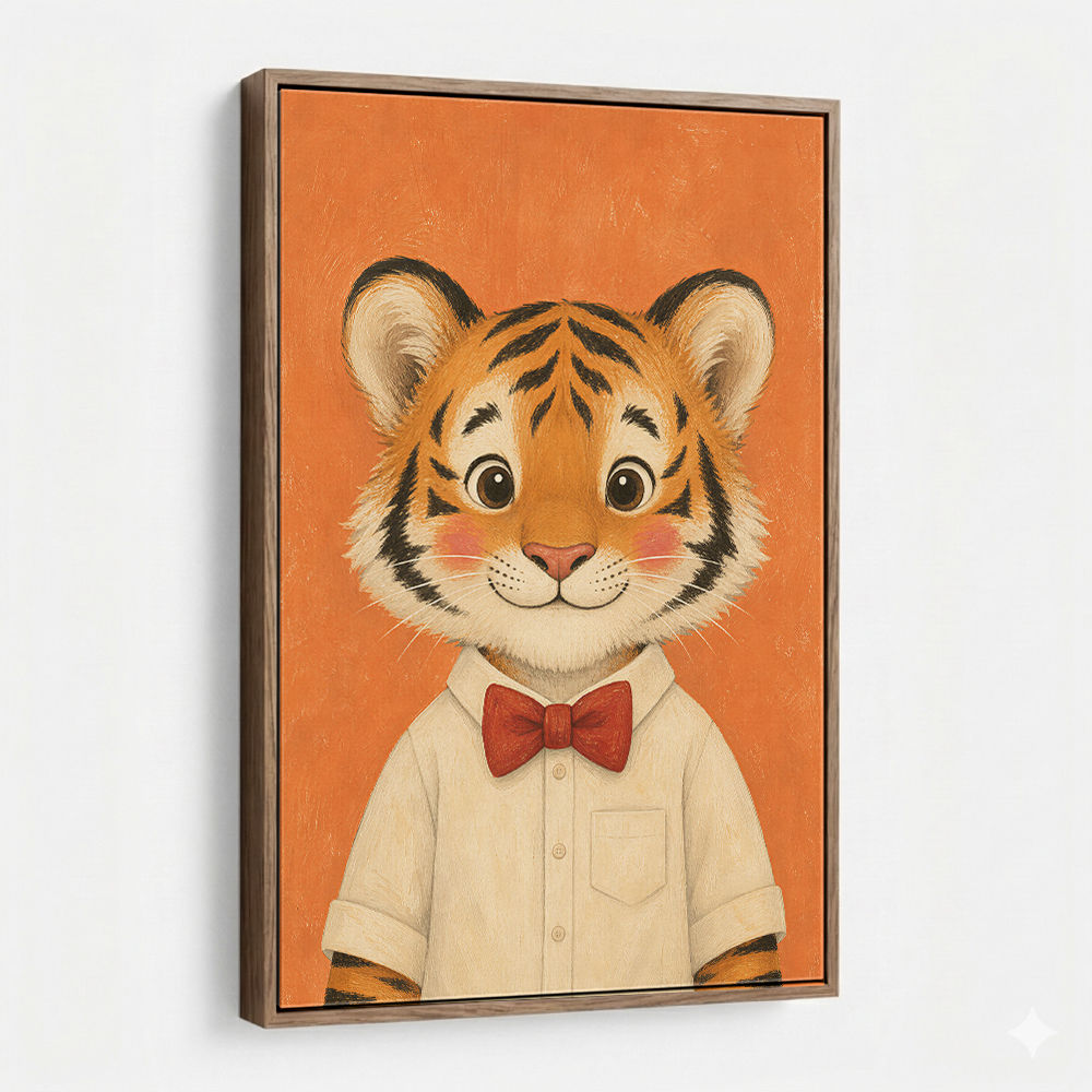 Tiger With Bow Tie