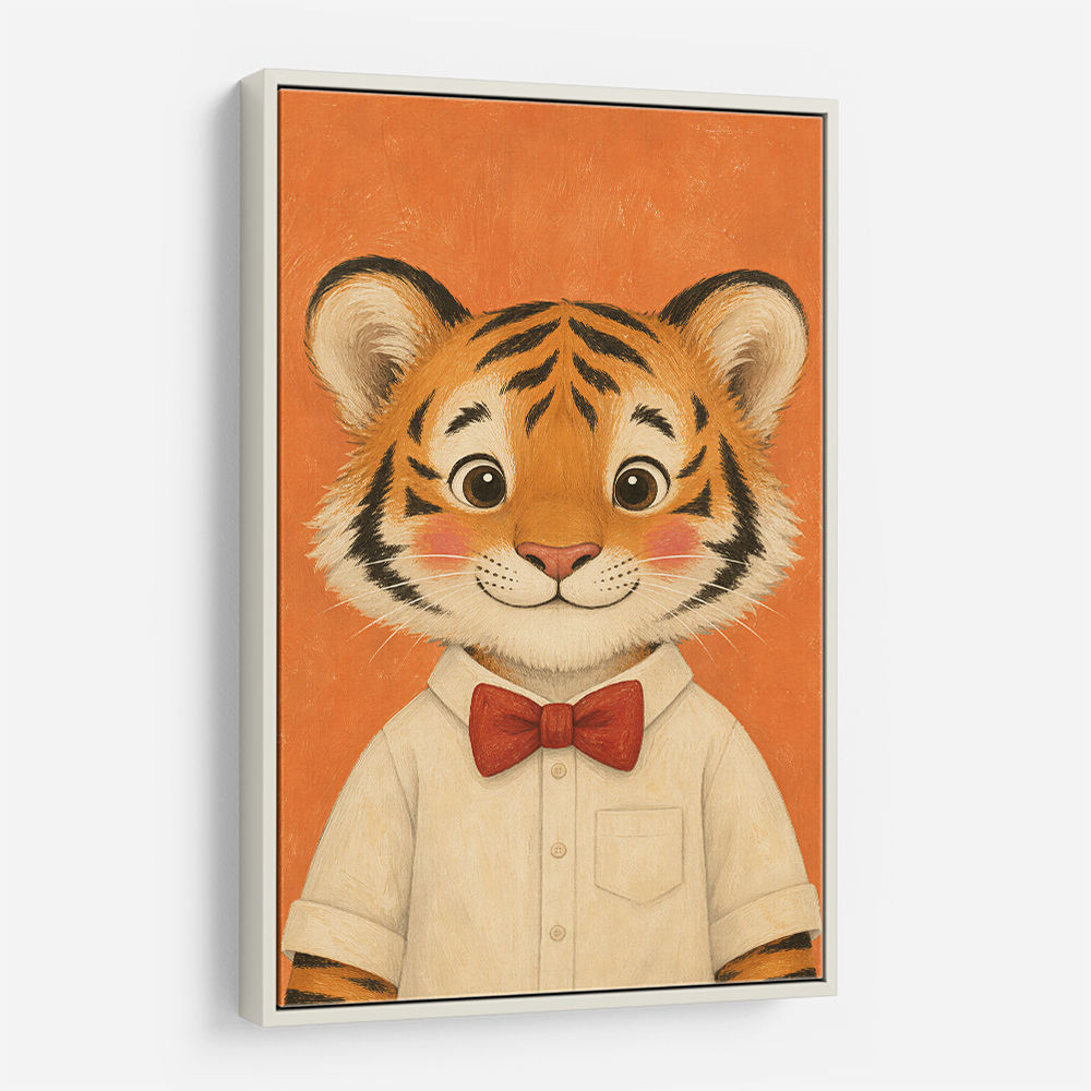 Tiger With Bow Tie