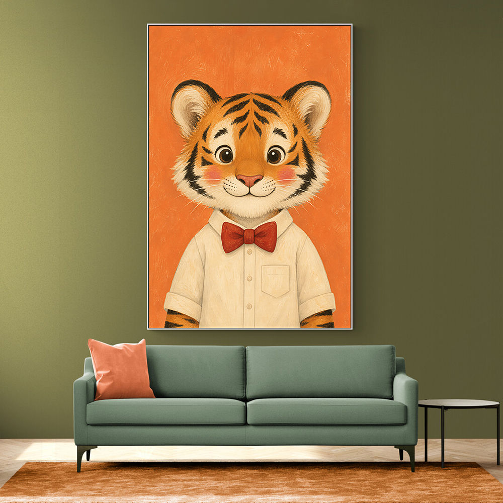 Tiger With Bow Tie