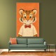 Tiger With Bow Tie