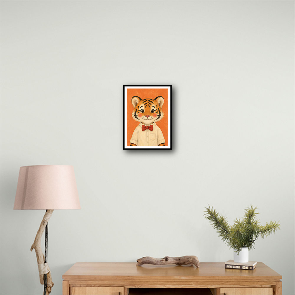 Tiger With Bow Tie