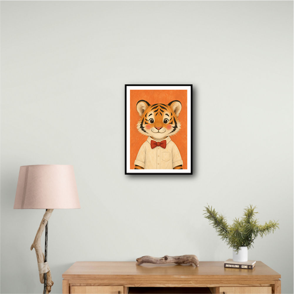 Tiger With Bow Tie