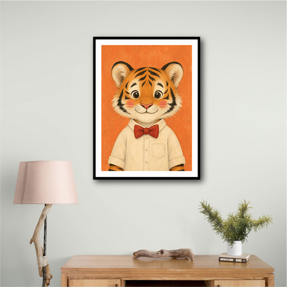 Tiger With Bow Tie