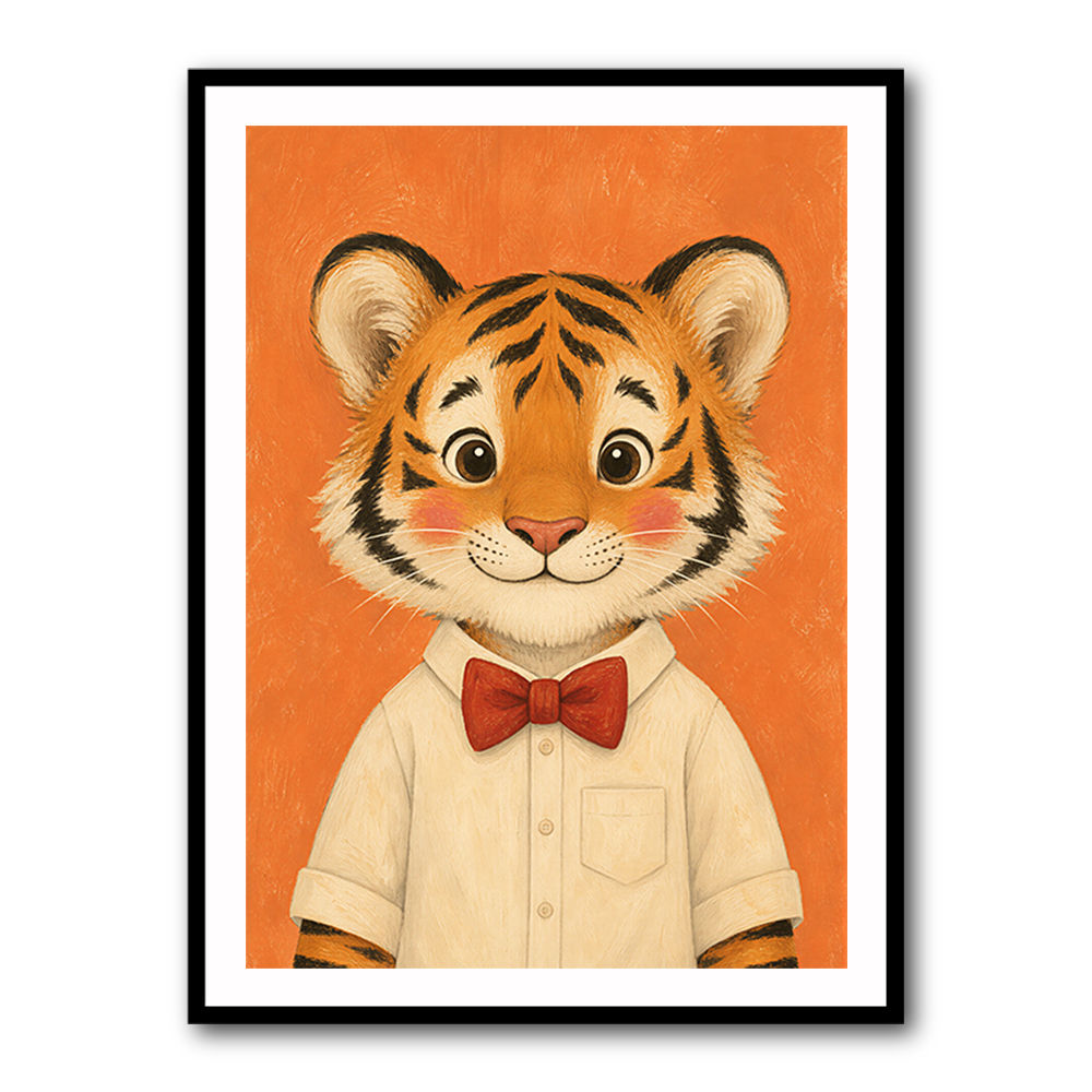 Tiger With Bow Tie