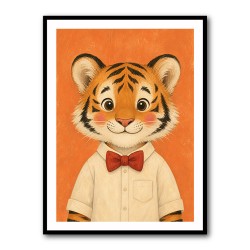 Tiger With Bow Tie