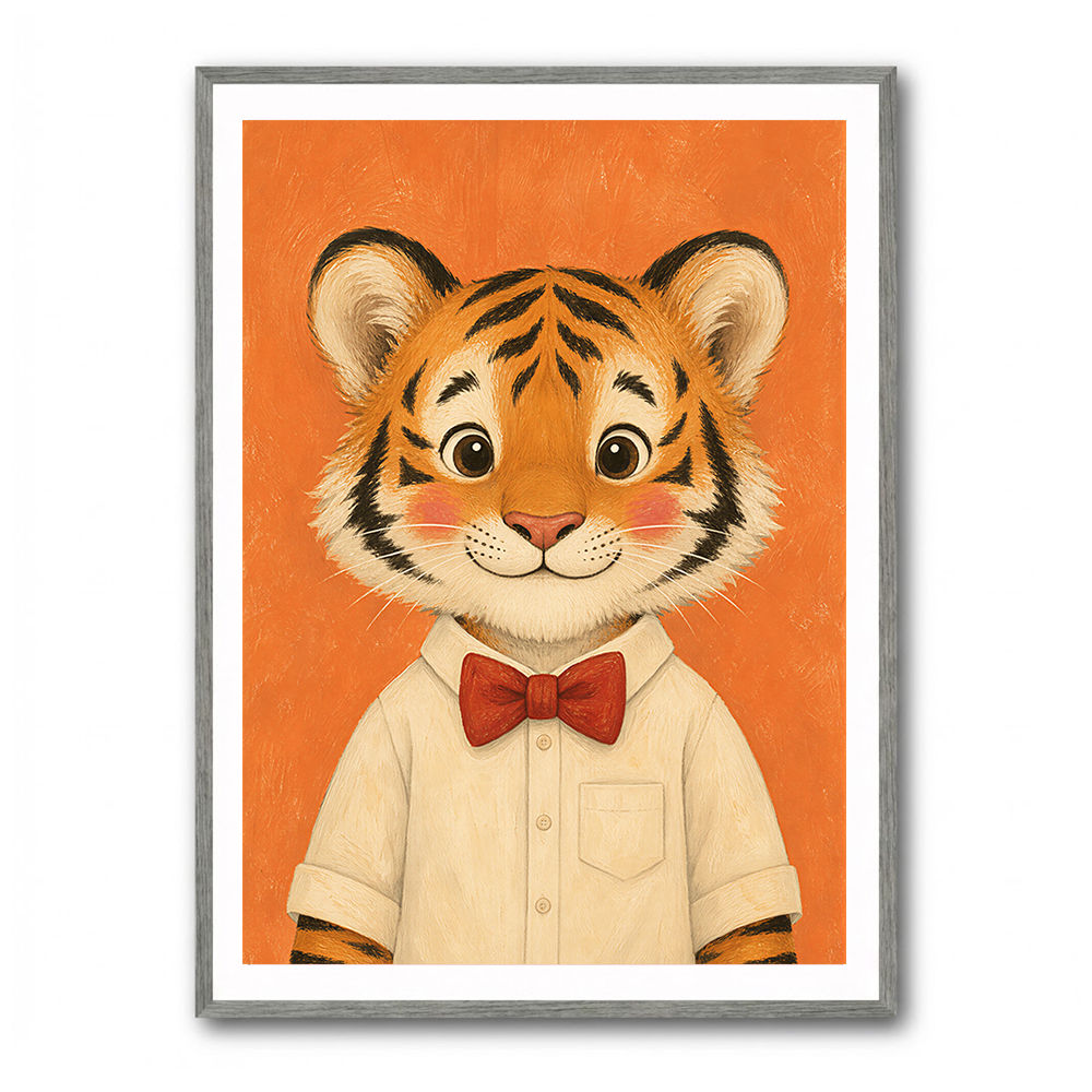 Tiger With Bow Tie