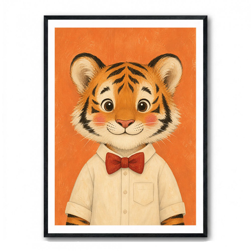 Tiger With Bow Tie