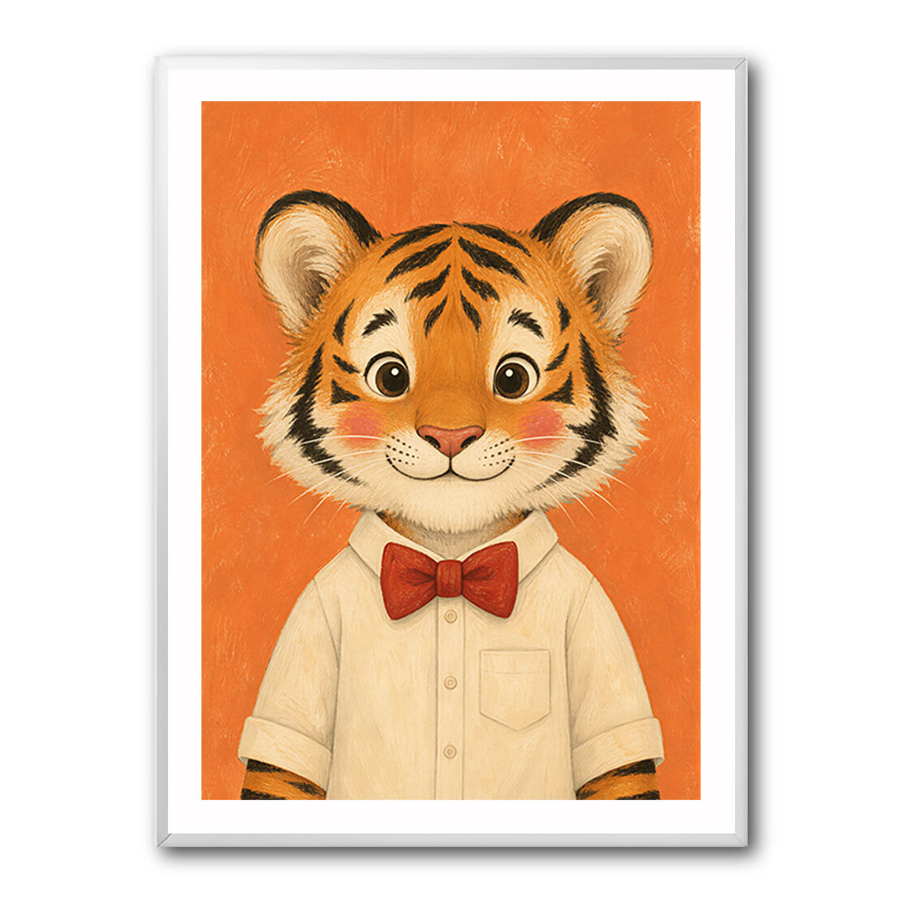 Tiger With Bow Tie