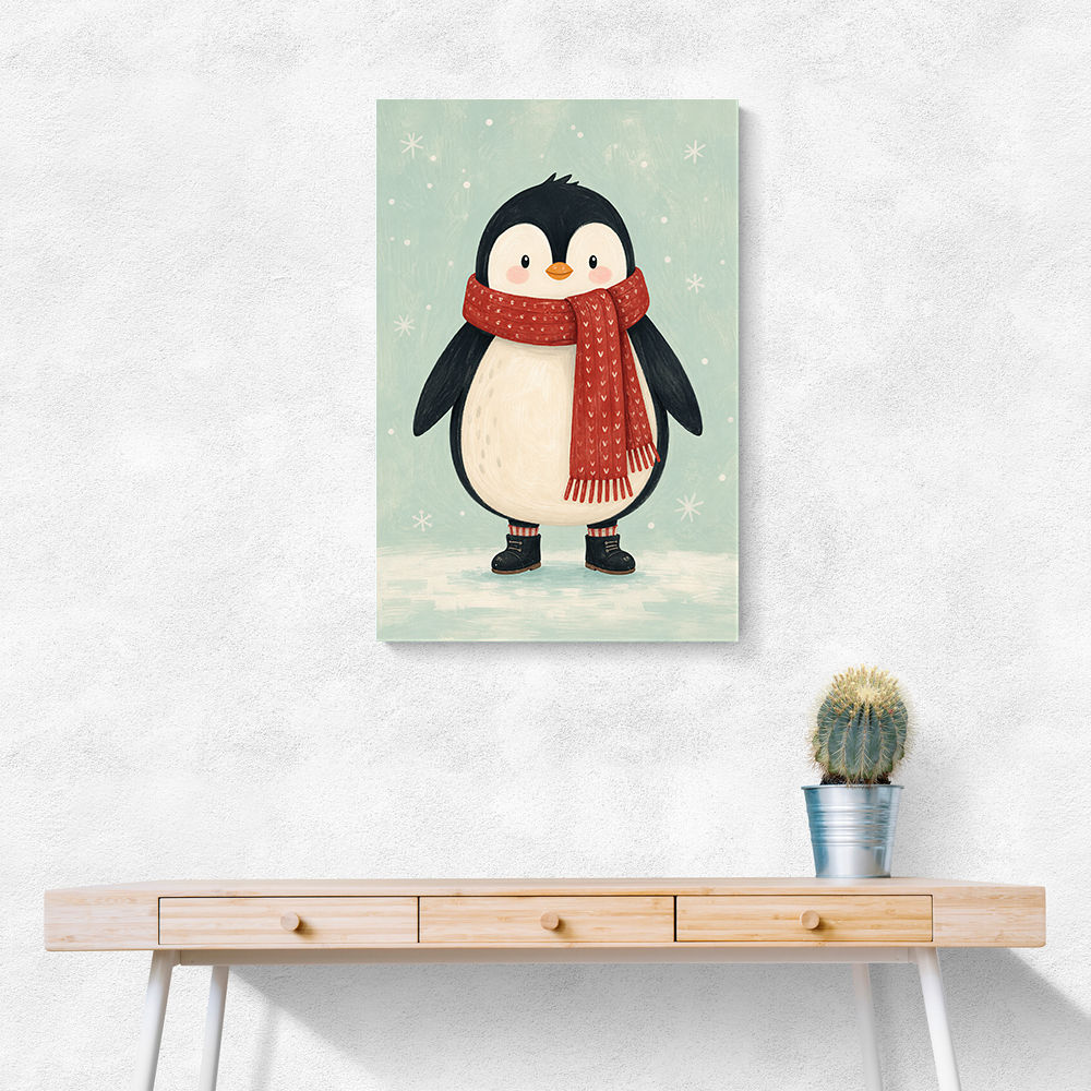 Penguin With Scarf