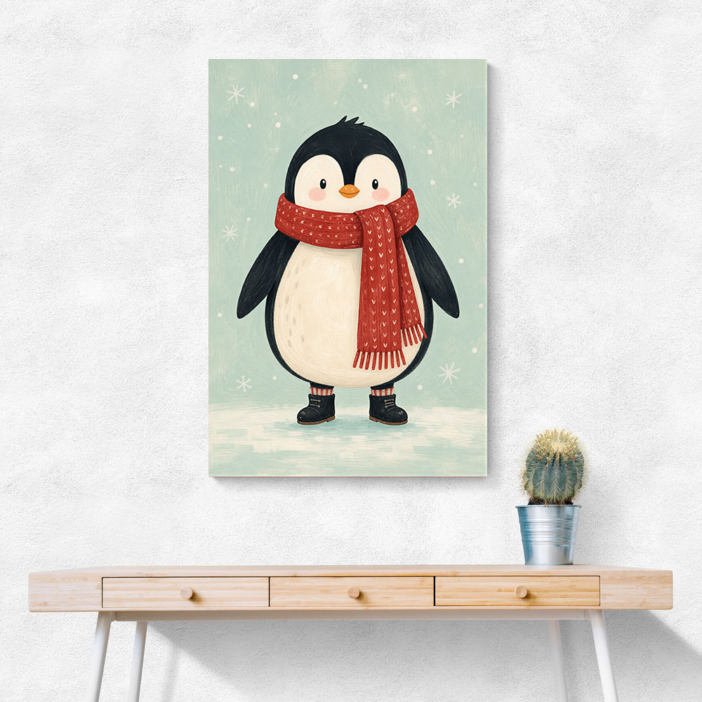 Penguin With Scarf