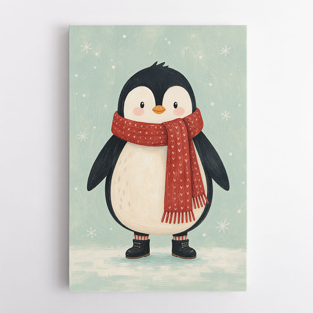 Penguin With Scarf