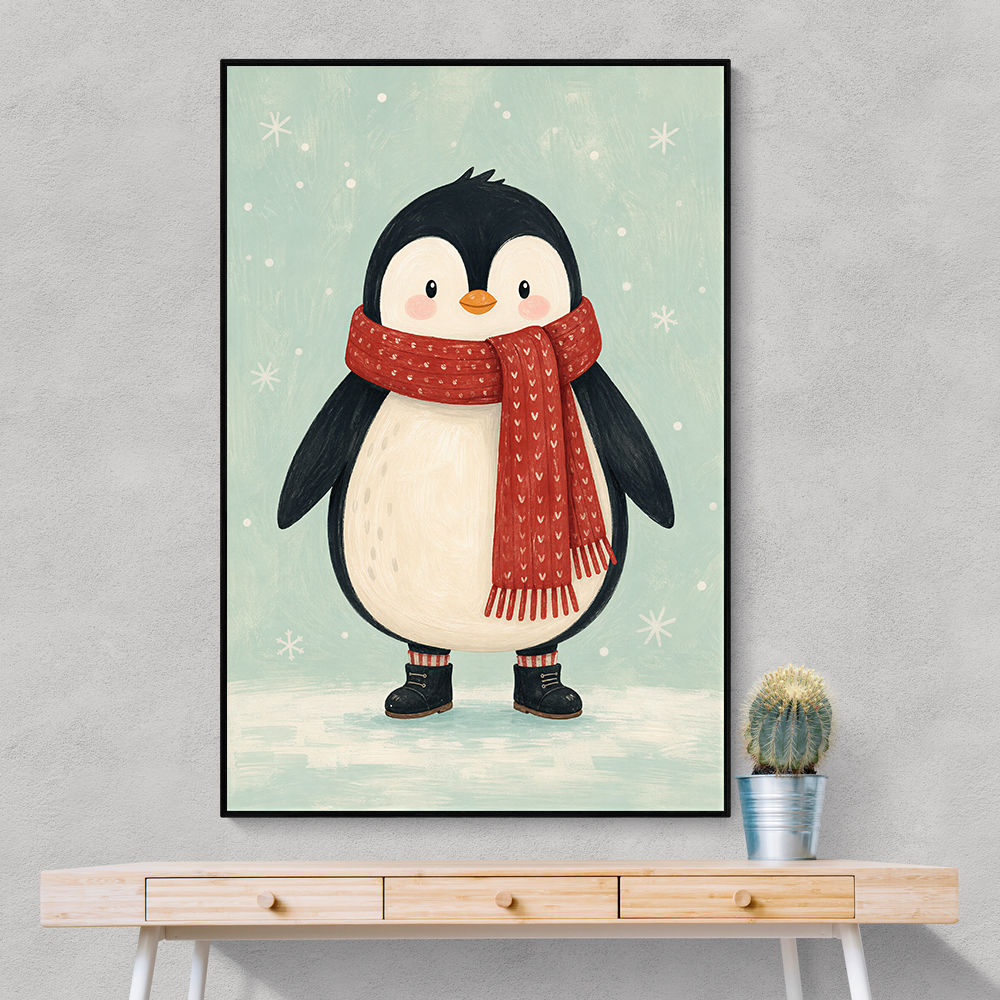 Penguin With Scarf