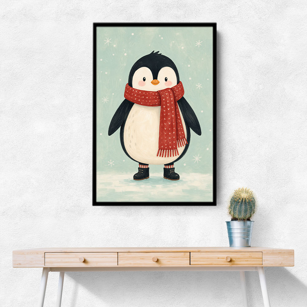 Penguin With Scarf