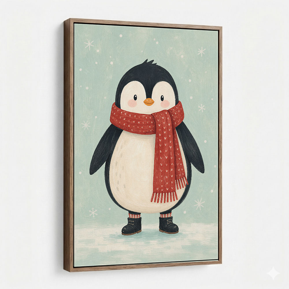Penguin With Scarf