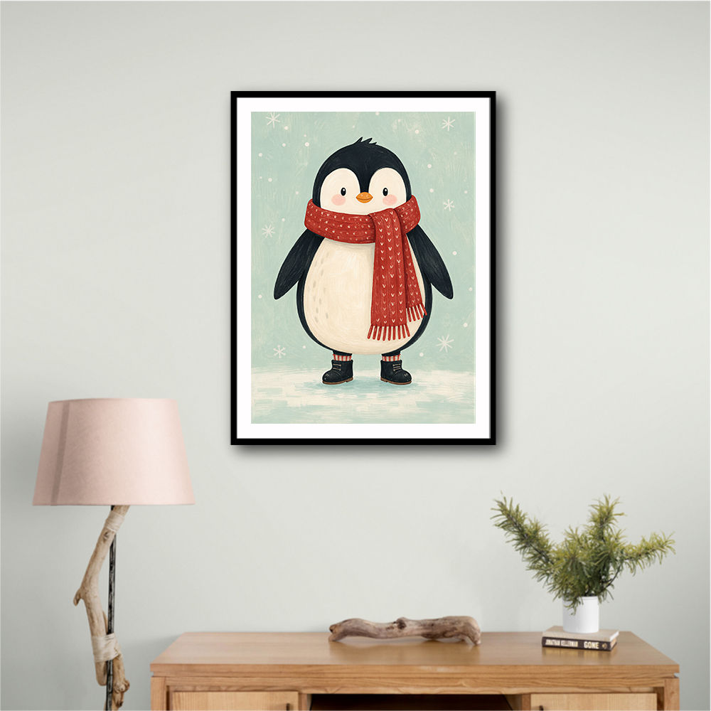 Penguin With Scarf