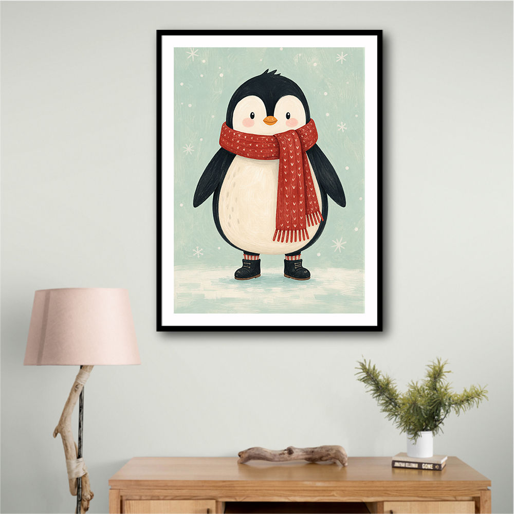 Penguin With Scarf