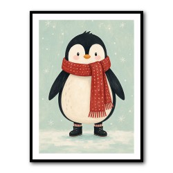 Penguin With Scarf