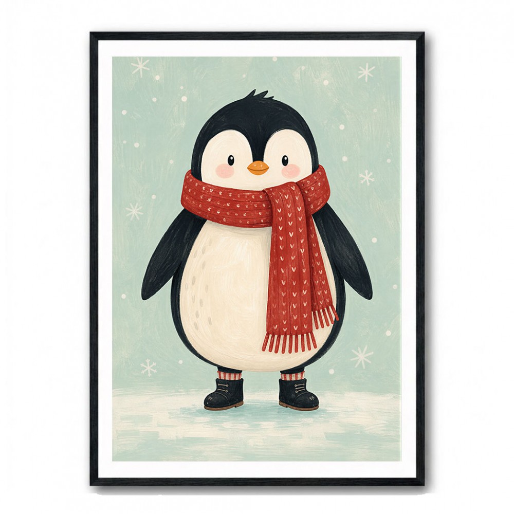 Penguin With Scarf