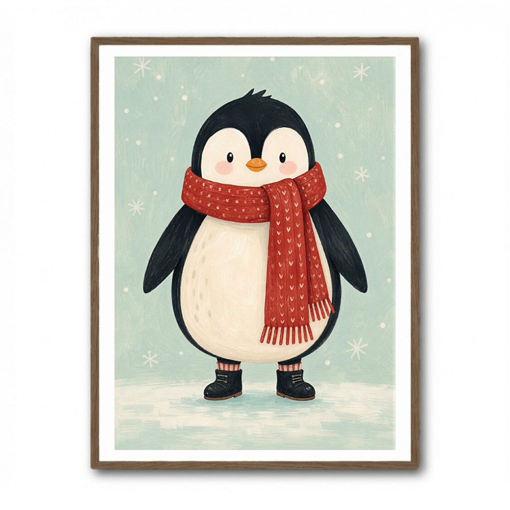 Penguin With Scarf