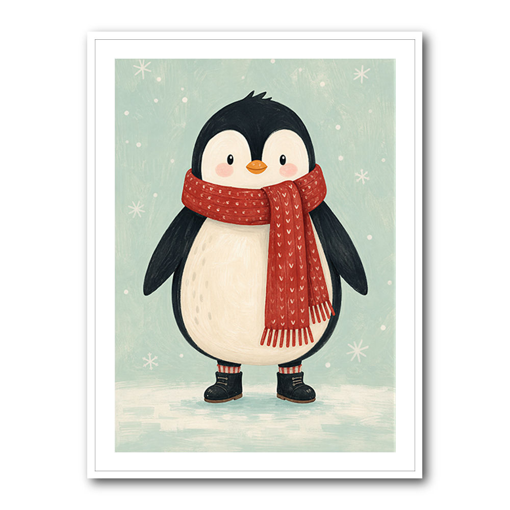 Penguin With Scarf