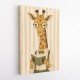 Giraffe Reading Book