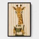 Giraffe Reading Book