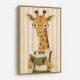 Giraffe Reading Book