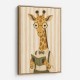 Giraffe Reading Book