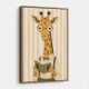 Giraffe Reading Book