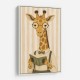 Giraffe Reading Book