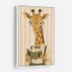 Giraffe Reading Book