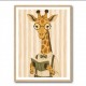 Giraffe Reading Book